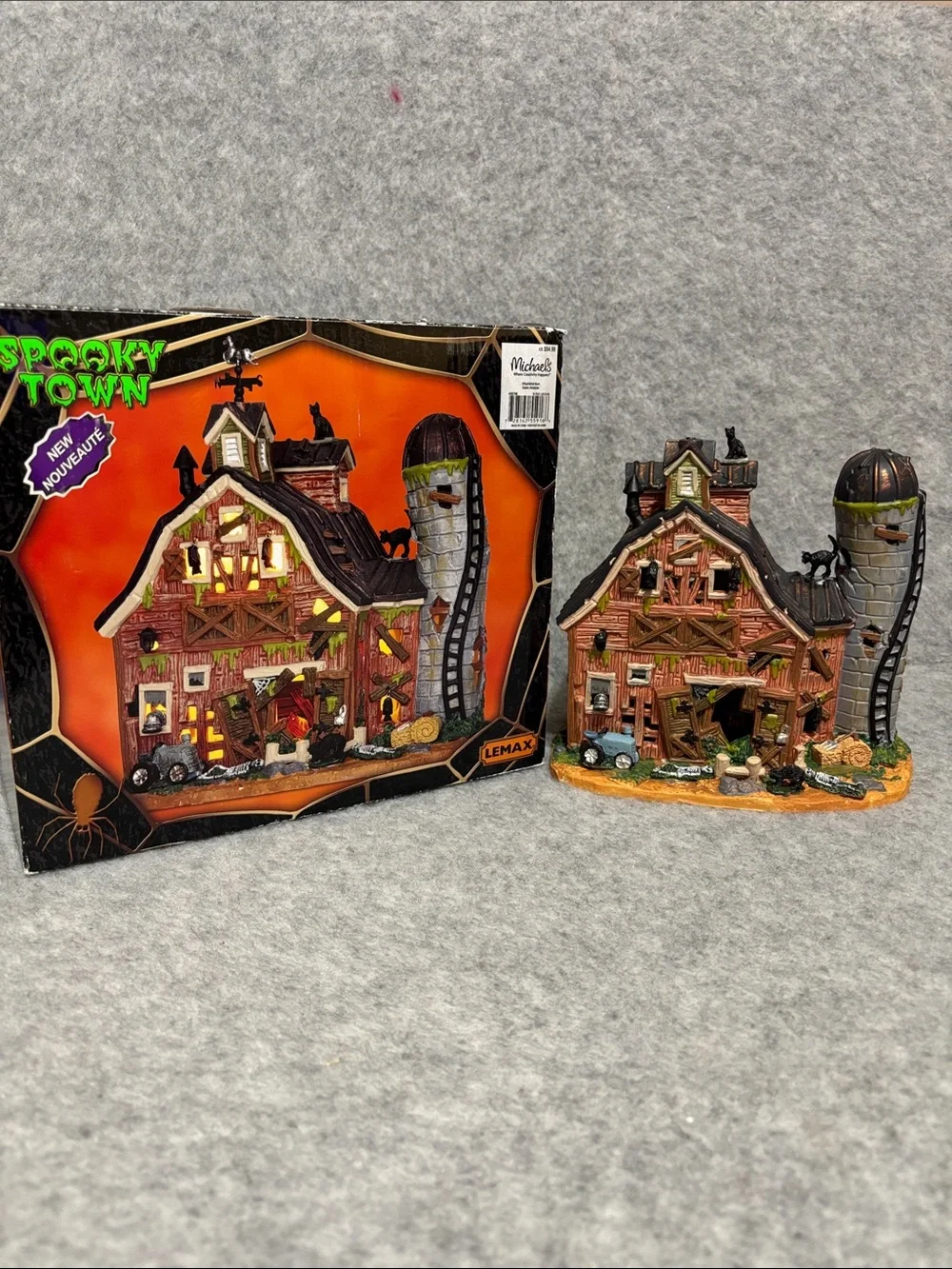 Halloween Lemax Spooky Town Dilapidated Barn 55916 2015 Scary